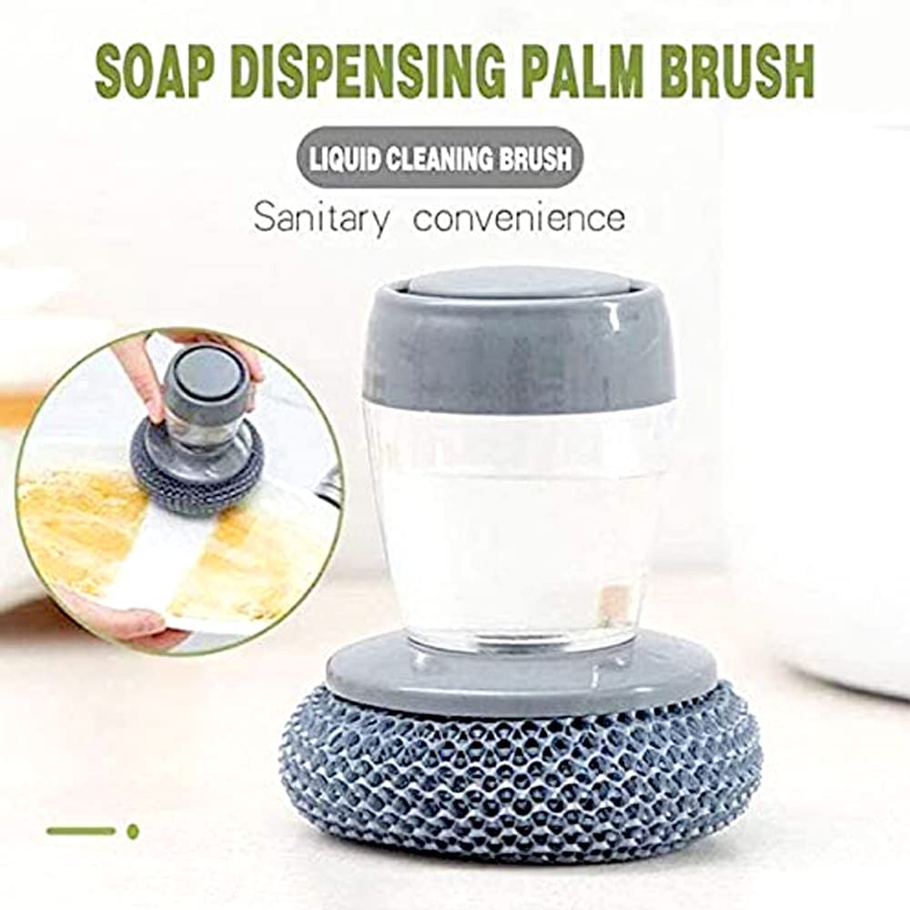 Kitchen Soap Dispenser Scrubber